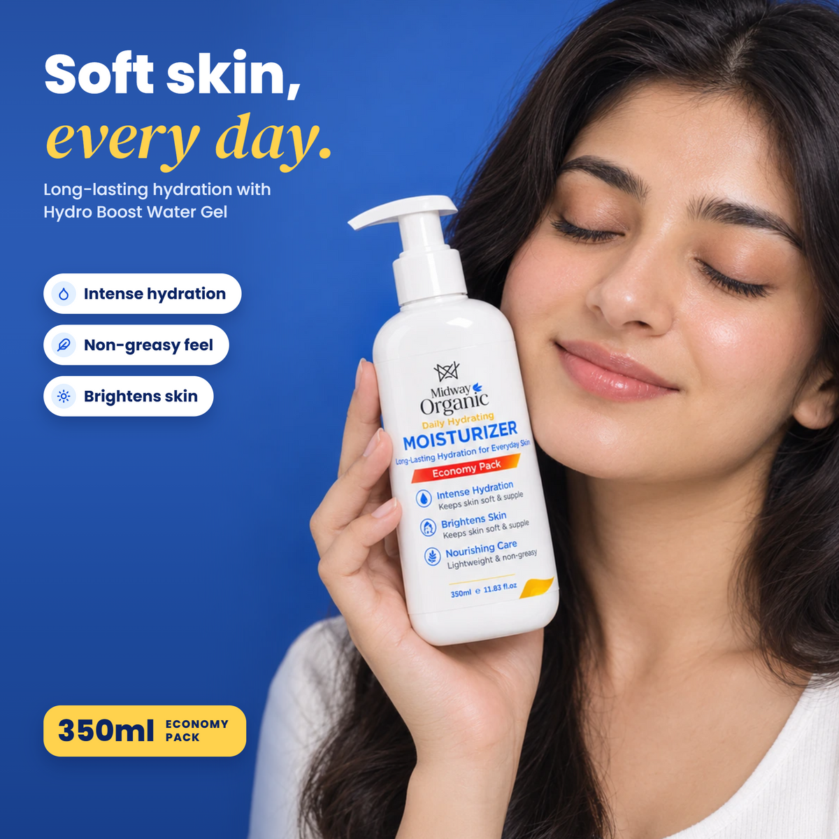 Hydrating Moisturizer Hyaluronic Acid 350ml